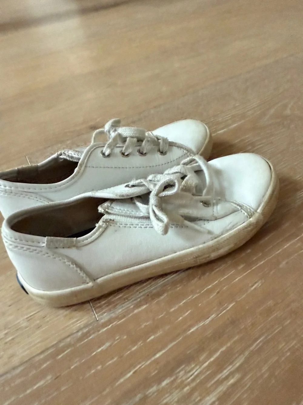 Keds Kids White Leather Sneakers Toddler Size 11